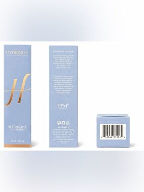 Hydrinity Restorative HA Serum 1 oz NEW Sealed Hyaluronic Acid PPM6